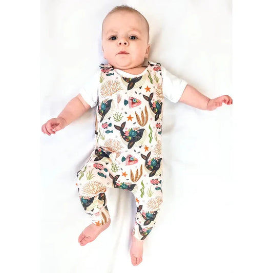 Freckles and Daisies Winnie Whale Romper