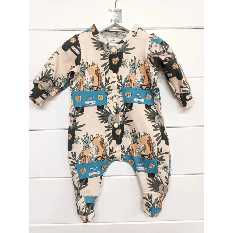 Freckles & Daisies Jungle Tours Sleepsuit