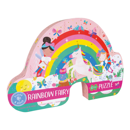 Floss and Rock 80 Piece Rainbow Fairy Jigsaw