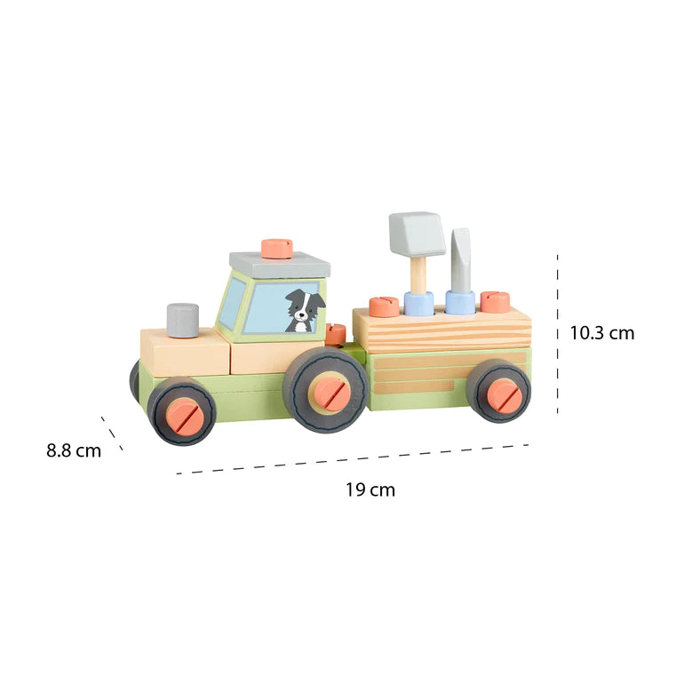 Orange Tree Buildable Tractor