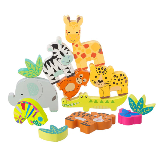 Orange Tree Stacking Jungle Animals