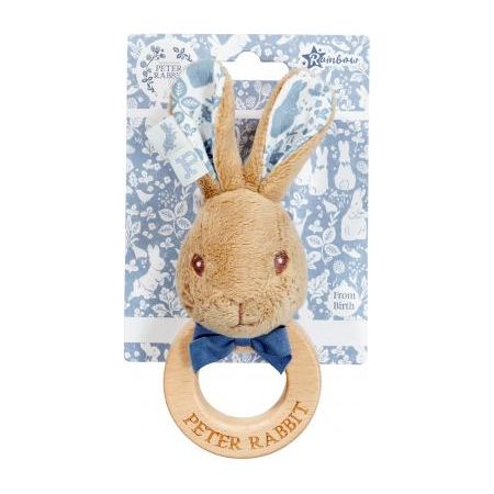 Rainbow Designs Signature Peter Rabbit Ring Rattle