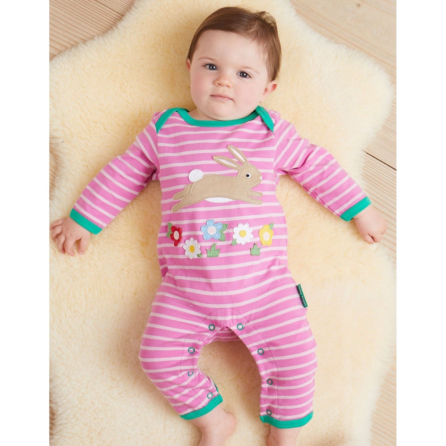 Toby Tiger Leaping Bunny Sleepsuit