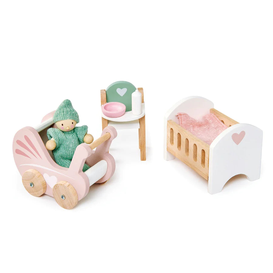 Tender Leaf Dolls House Nursery Set