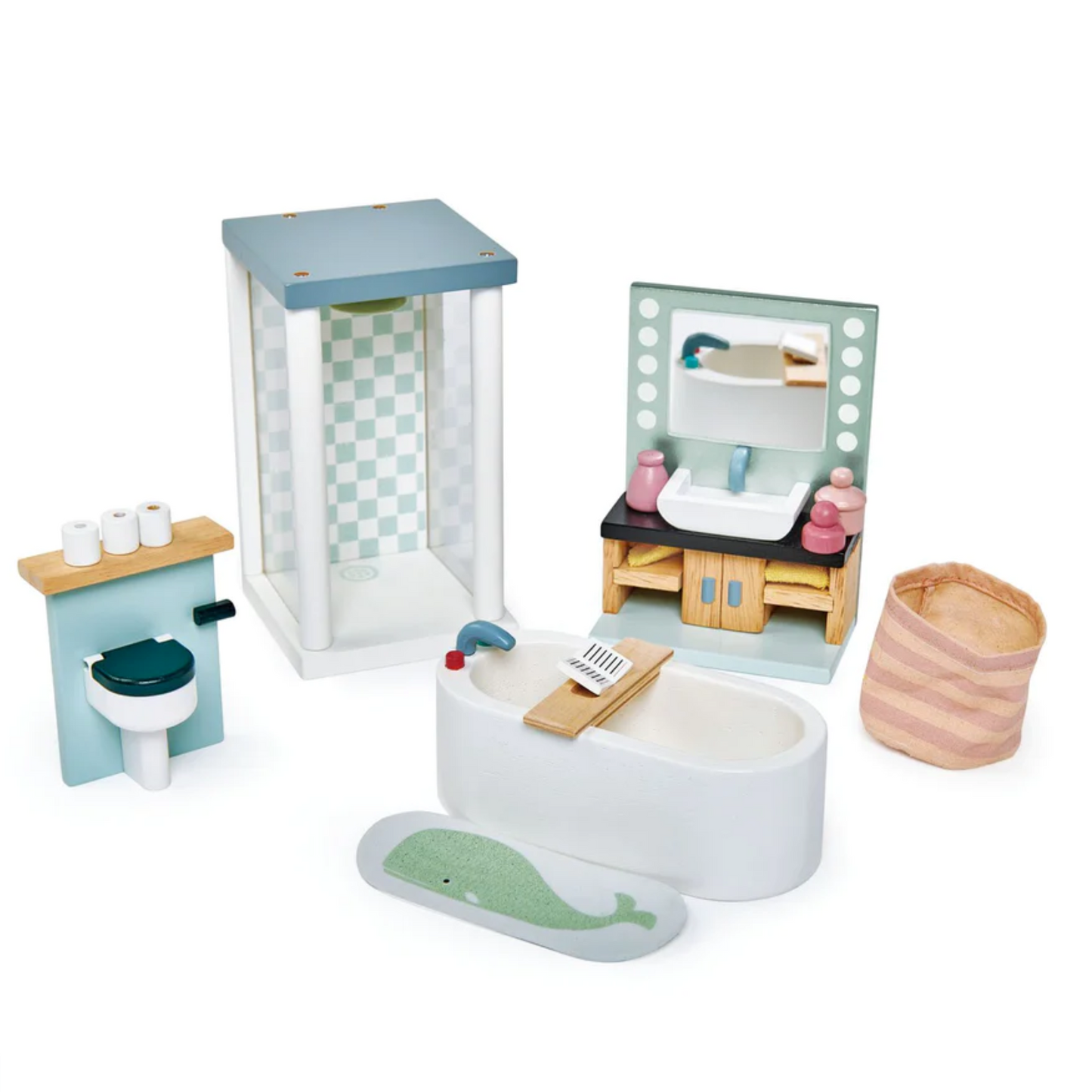 Tender Leaf Dolls House Bathroom Furniture