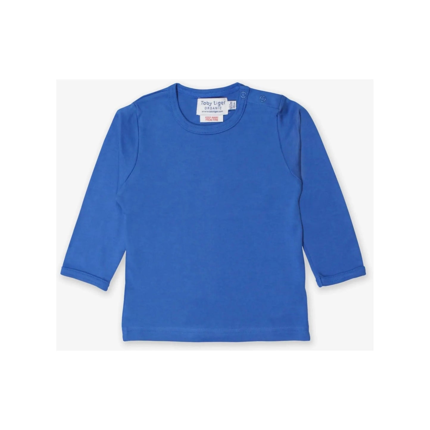 Toby Tiger Basic Long Sleeve Blue T-Shirt