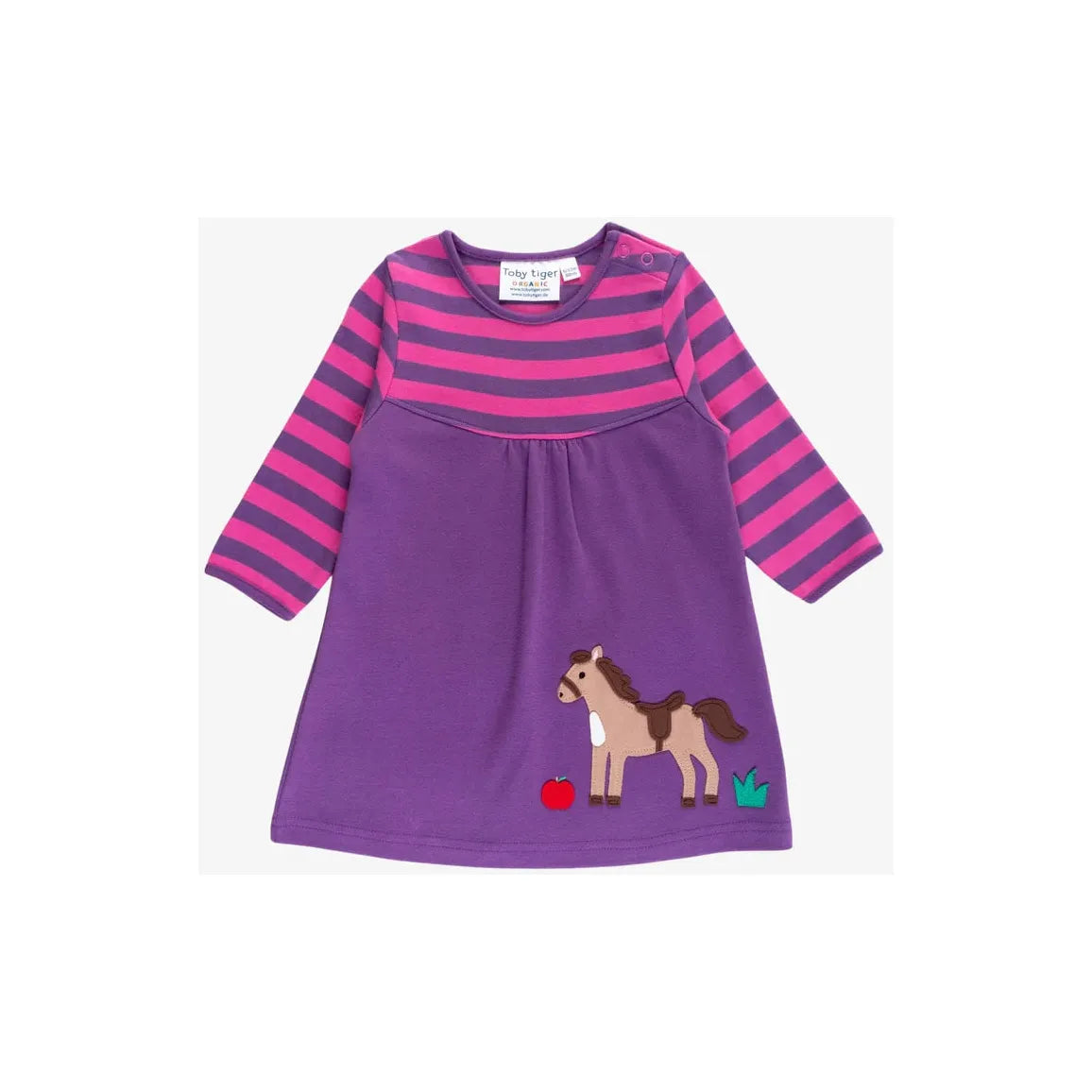 Toby Tiger Horse Applique Dress