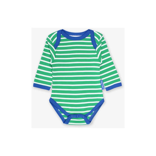 Toby Tiger Green Stripe Babygrow