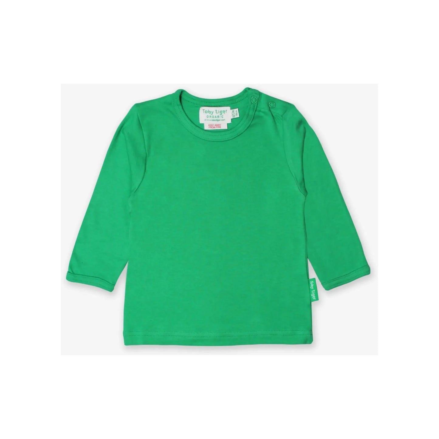Toby Tiger Basic Long Sleeve Green T-Shirt