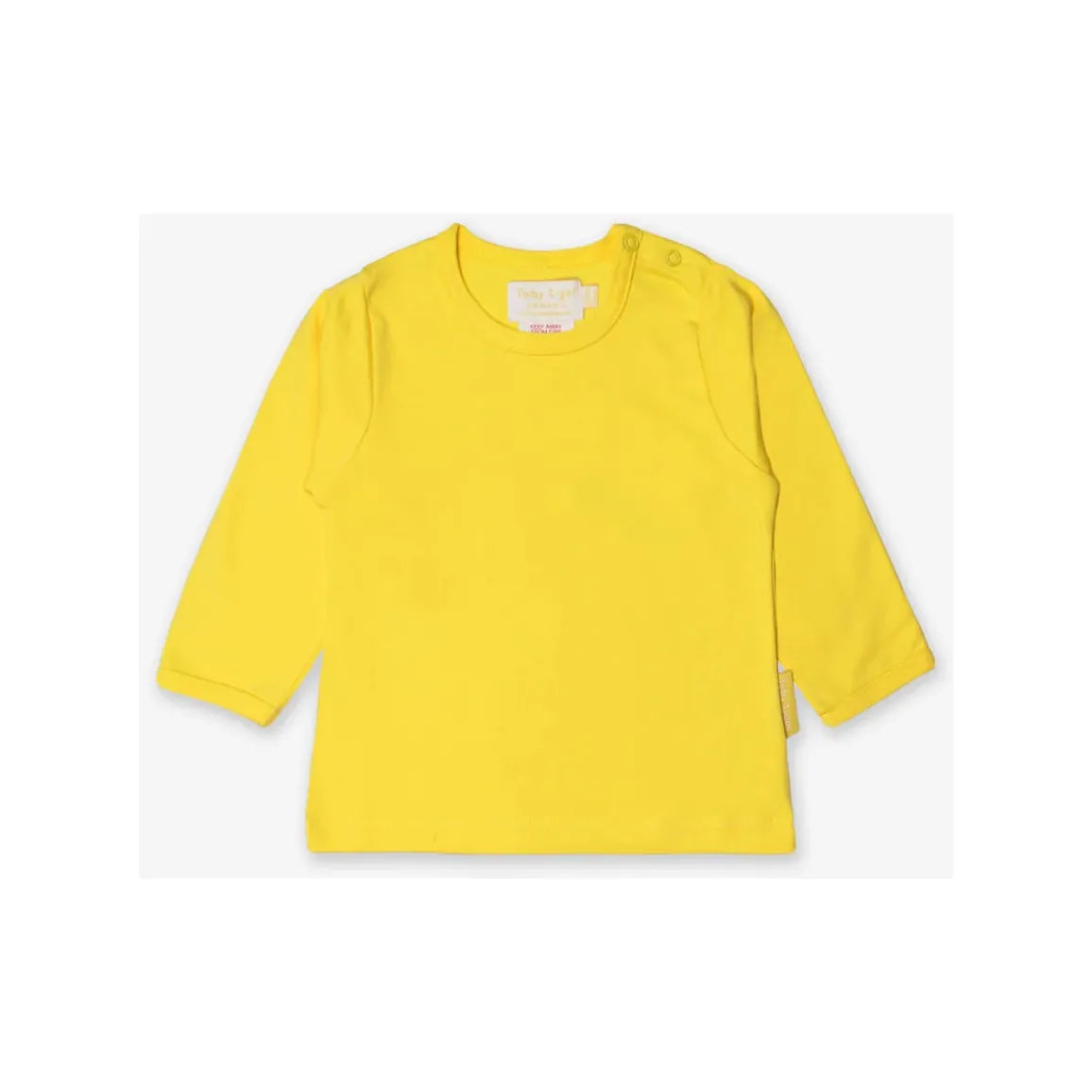 Toby Tiger Basic Long Sleeve Yellow T-Shirt
