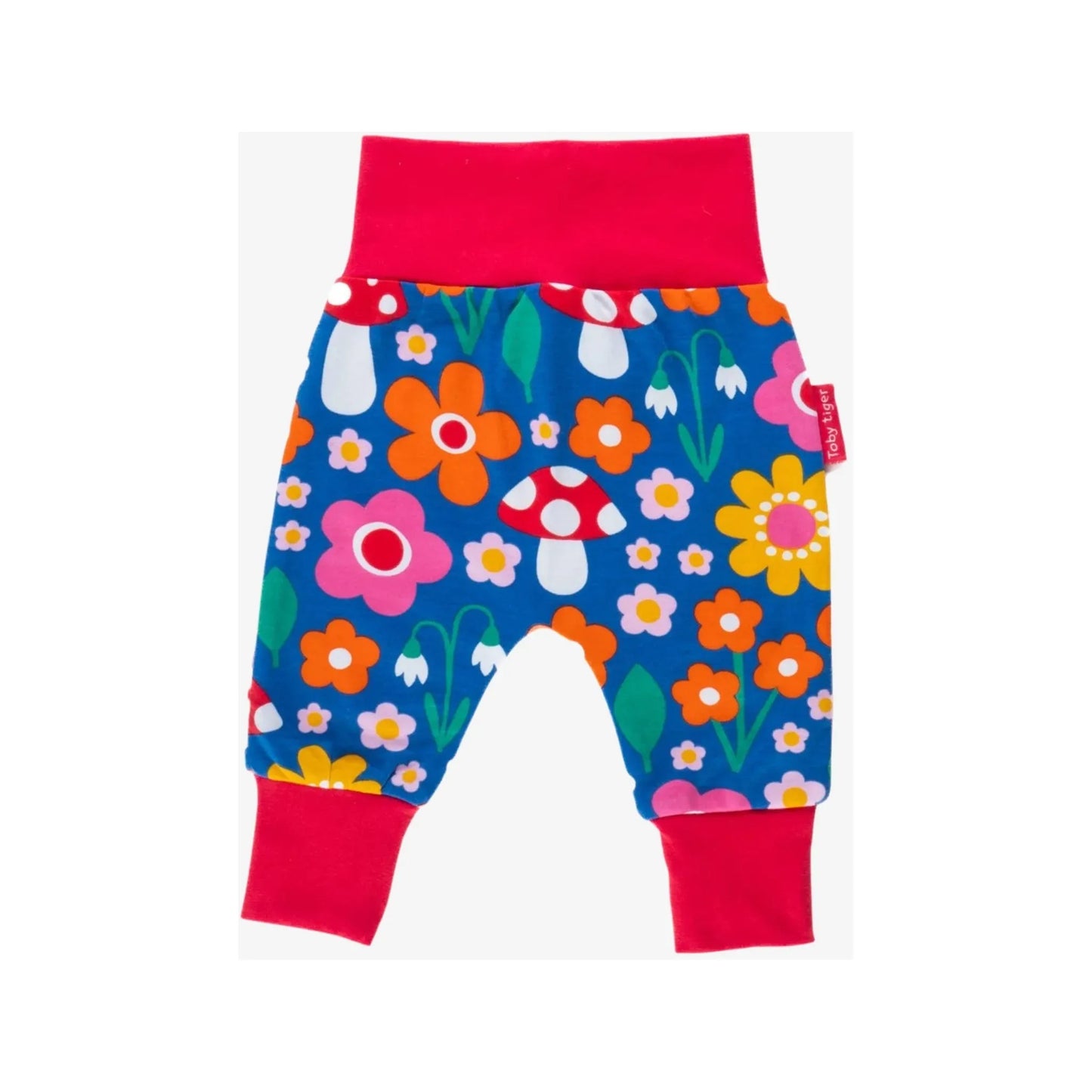 Toby Tiger Floral Mushroom Yoga Pants