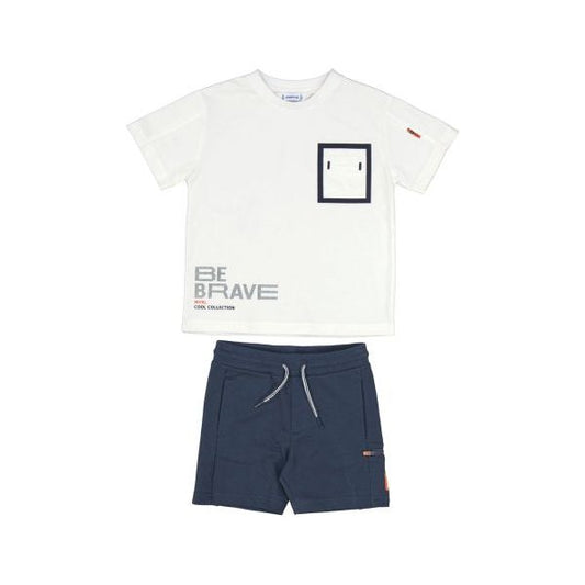 Mayoral Be Brave Short and T-Shirt Set