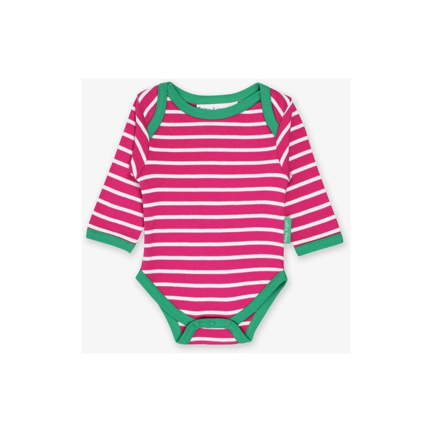 Toby Tiger Pink Stripe Babygrow