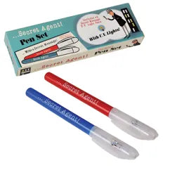 Rex Secret Agent invisible ink spy pens (set of 2)