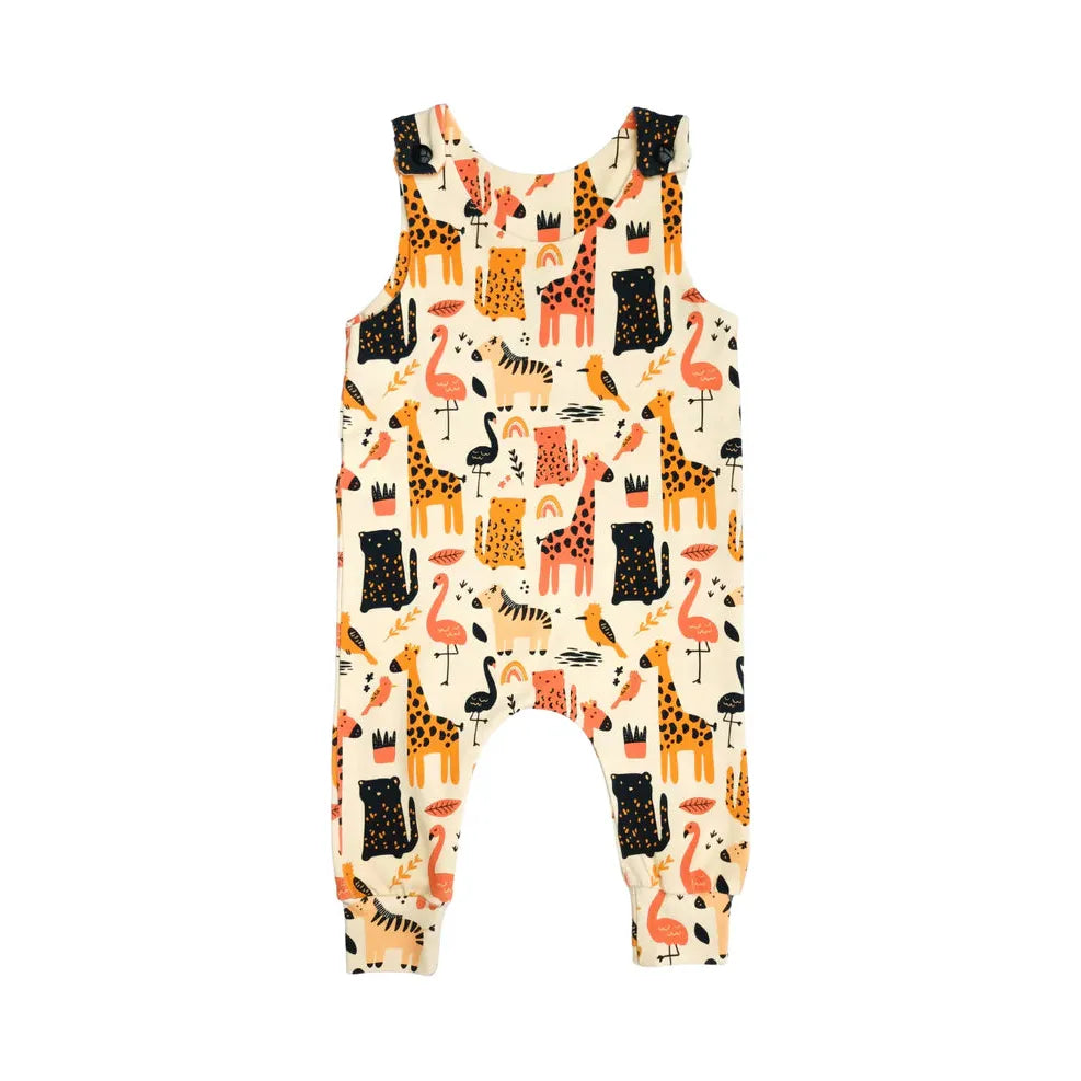 Freckles And Daises Zoo Life Neutral Romper